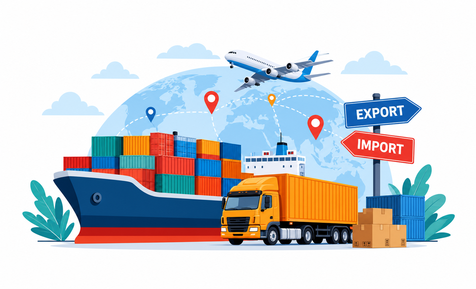 Import export logistics